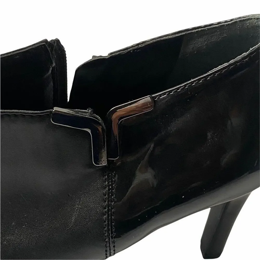 Franco Sarto Black Frama Booties‎ Sz 9.5